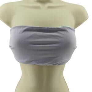 Victoria Secret Lavender Strapless Bikini Top Strappy Back Womens Large